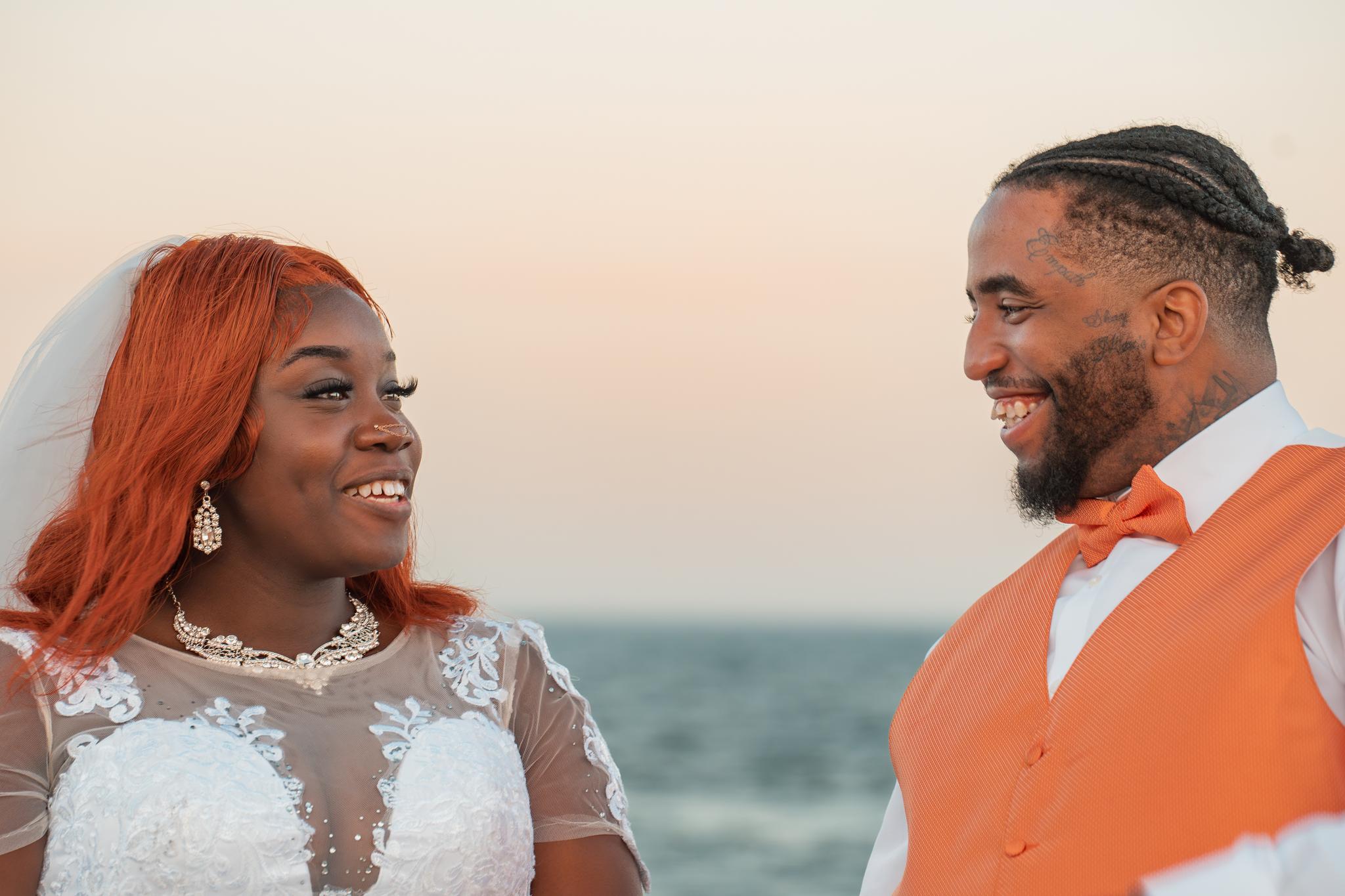 An Intimate Sunset Micro-Wedding at Carolina Beach