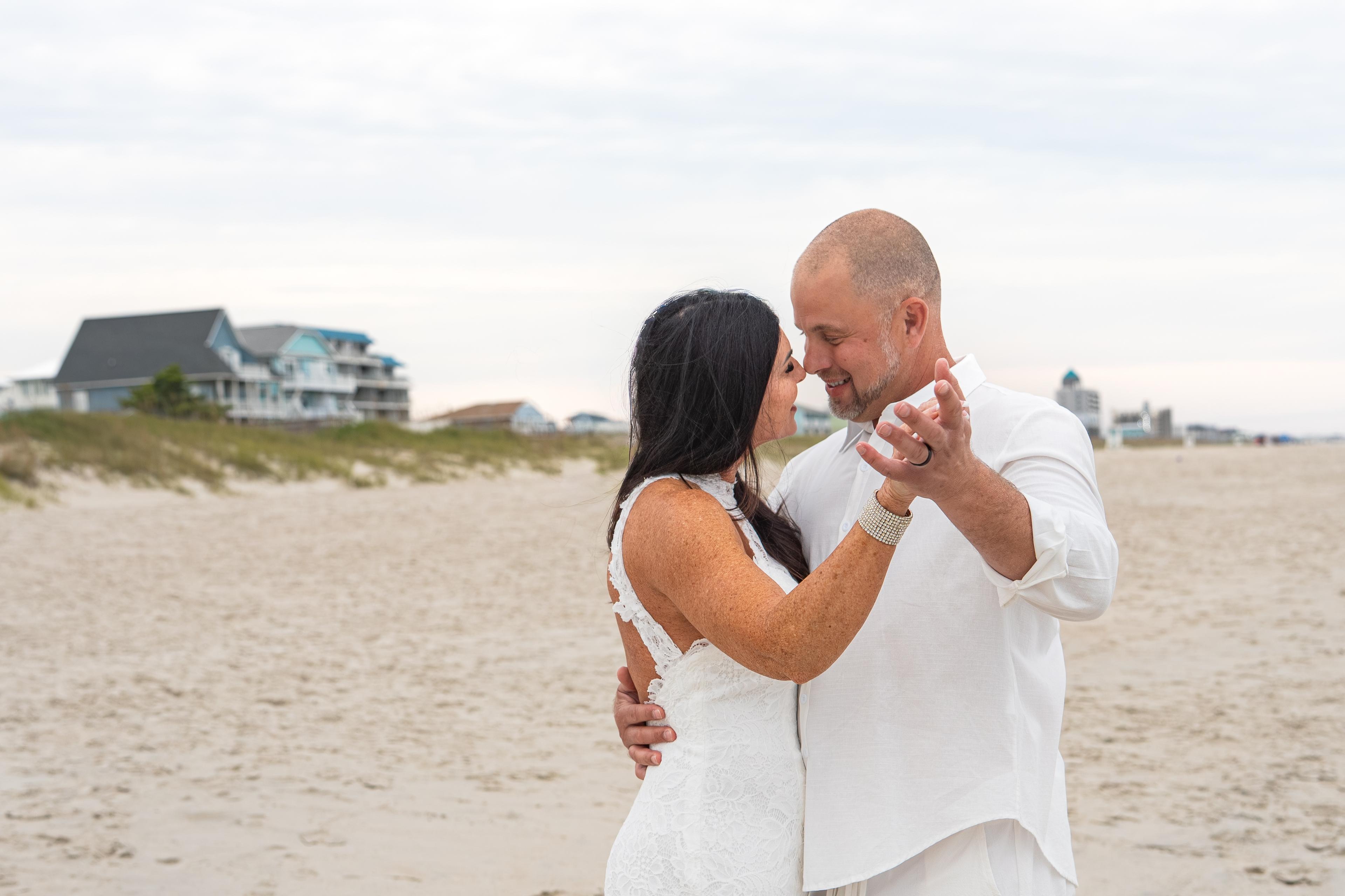 Sunset Vows by the Sea | Carolina Beach Elopement in Wilmington, NC