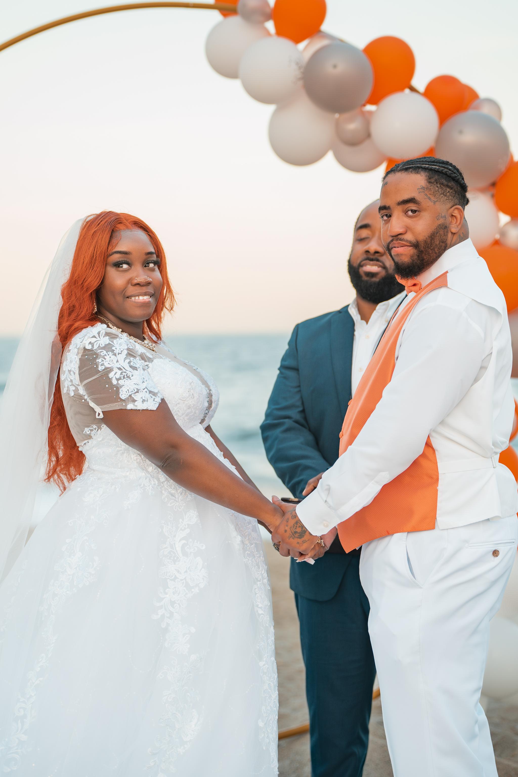An Intimate Sunset Micro-Wedding at Carolina Beach