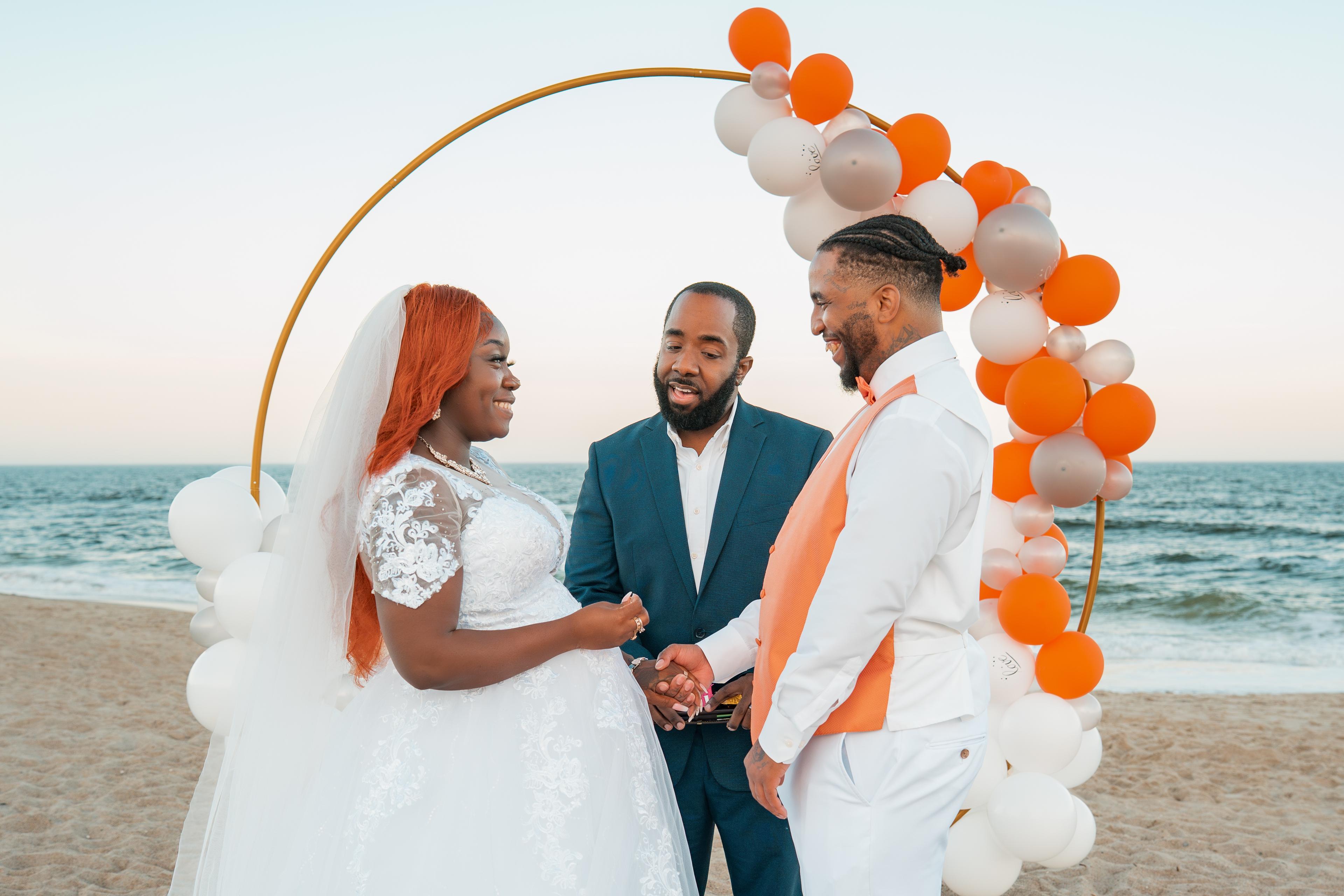 An Intimate Sunset Micro-Wedding at Carolina Beach